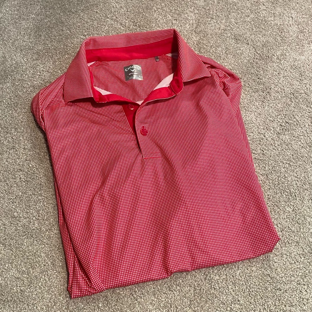 Men's Callaway Checkered Polo